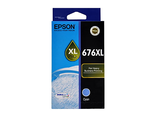 Epson 676XL Cyan Genuine Ink Cartridge