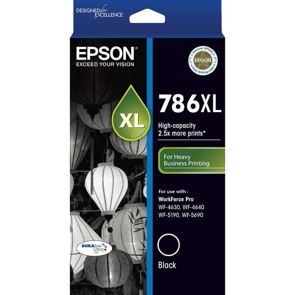 Epson 786XL Black Genuine Ink Cartridge