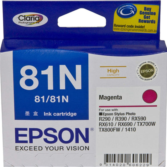 EPSON 81N Magenta Genuine High-Capacity Ink Cartridge