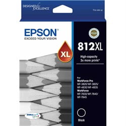 Epson 812XL Black Genuine High Capacity Ink Cartridge