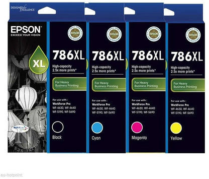 EPSON 786XL GENUINE 4-INK HIGH YIELD VALUE PACK.