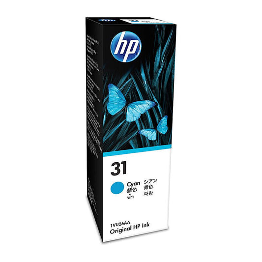 HP 31 CYAN GENUINE 70ML BOTTLE INK.