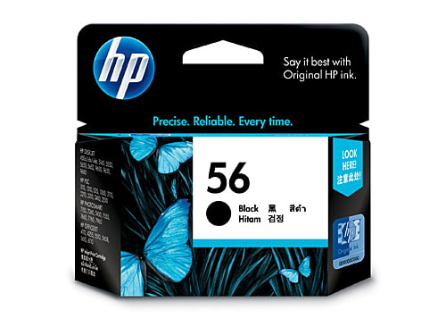 HP 56 Black Genuine Ink Cartridge C6656AA