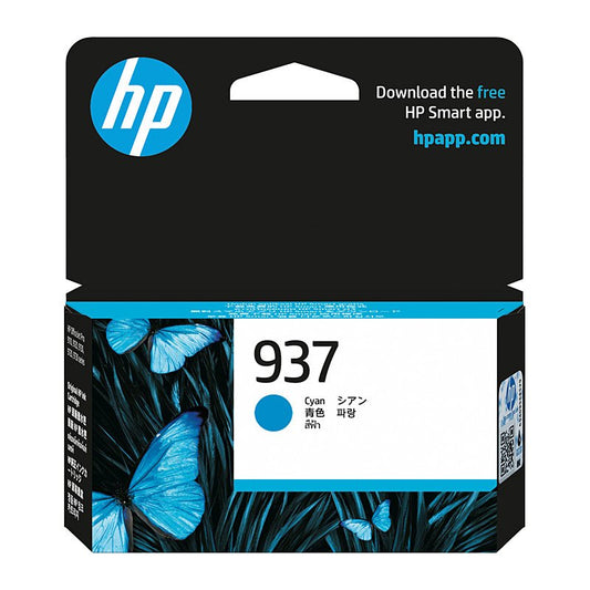 HP 937 CYAN GENUINE INK CARTRIDGE.