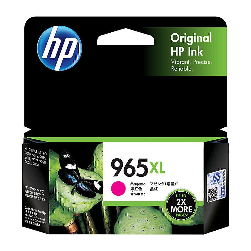 HP 965 XL MAGENTA GENUINE HIGH CAPACITY INK CARTRIDGE.