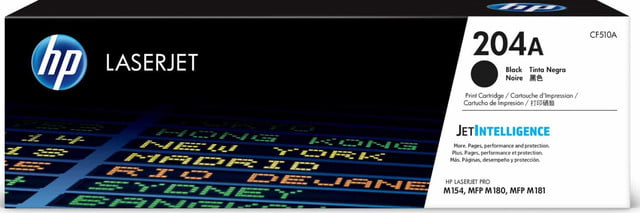 HP 204A BLACK GENUINE TONER CARTRIDGE.