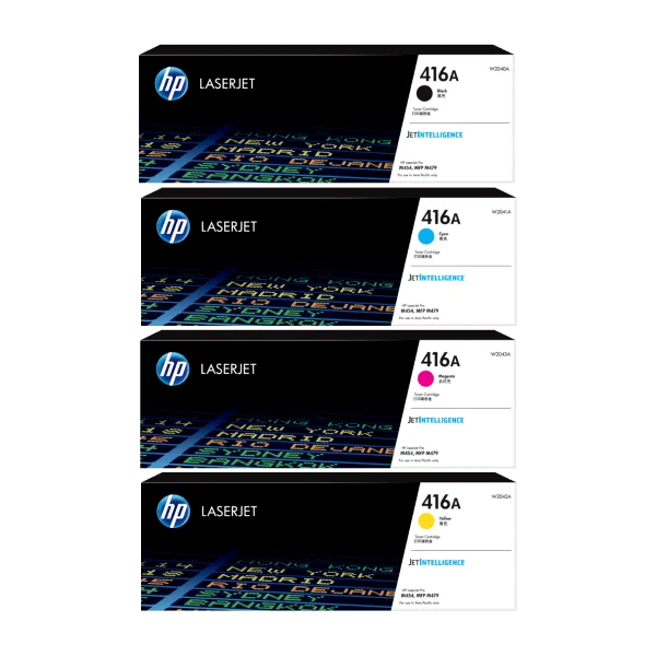 HP 416A 4-TONER GENUINE VALUE PACK.
