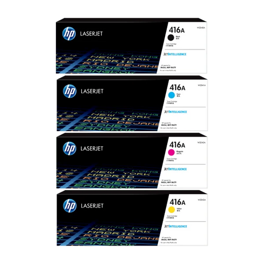HP 416A 4-TONER GENUINE VALUE PACK.