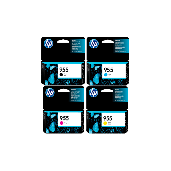 HP 955 GENUINE 4-INK ORIGINAL VALUE PACK.