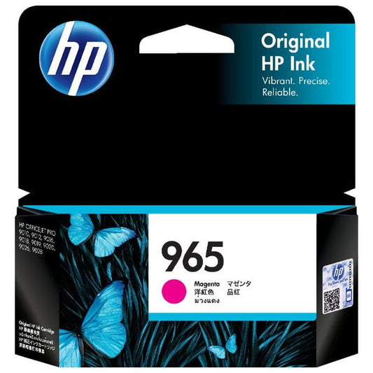 HP 965 MAGENTA GENUINE INK CARTRIDGE.