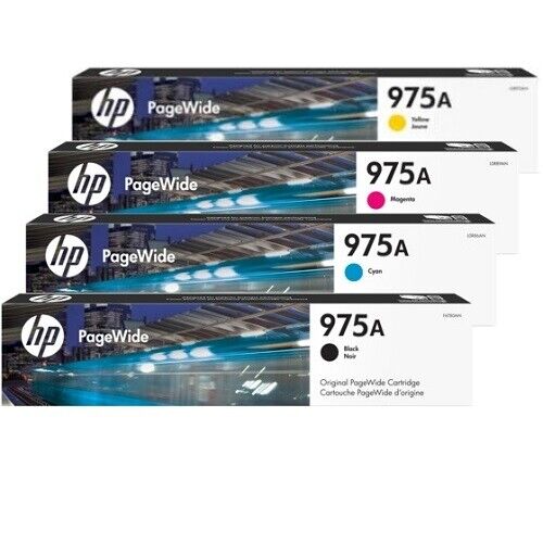 HP 975 A GENUINE PAGEWIDE 4-INK VALUE PACK.