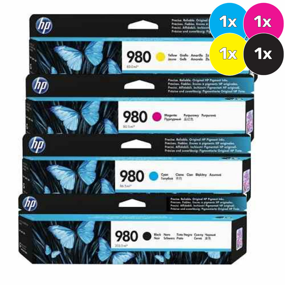 HP 980 GENUINE 4-INK VALUE PACK.
