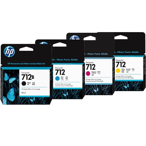 HP 712B/ 712 COLOUR GENUINE VALUE PACK.