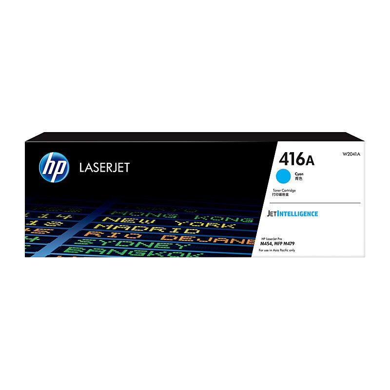 HP 416A CYAN GENUINE TONER.