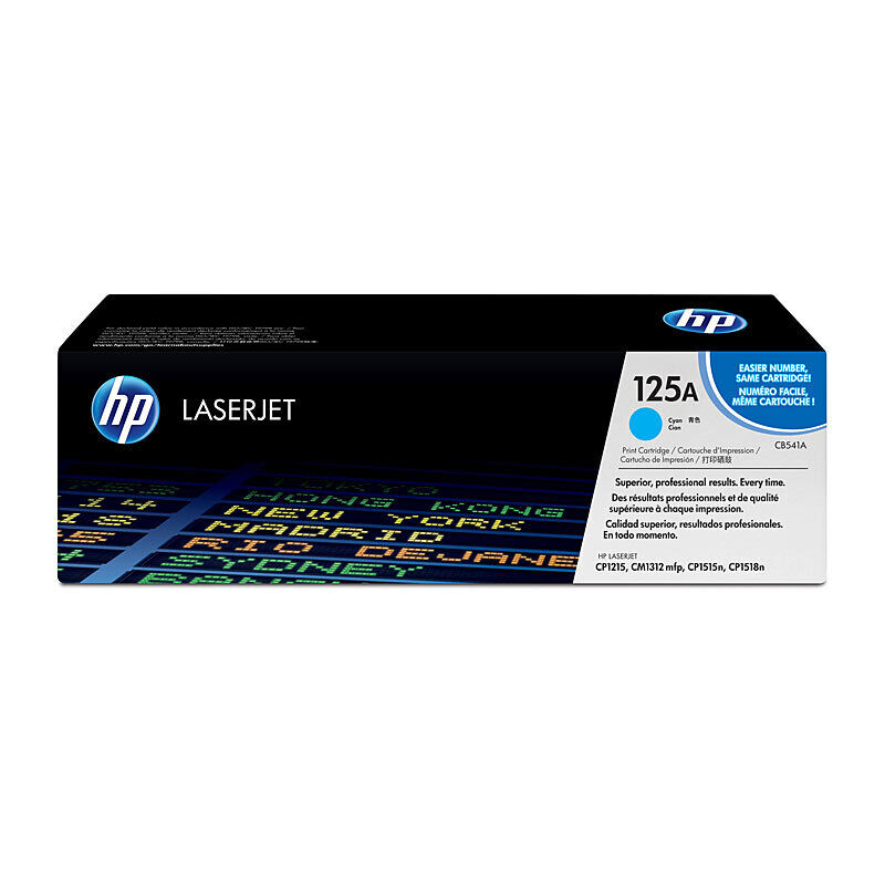HP 125A CYAN GENUINE TONER.
