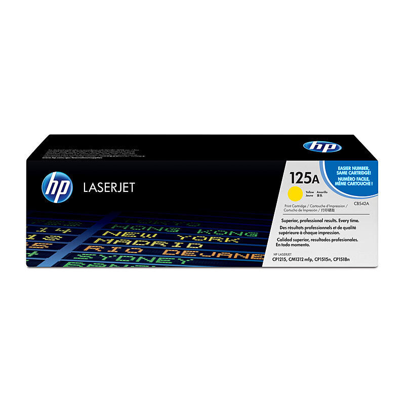 HP 125A YELLOW GENUINE TONER.