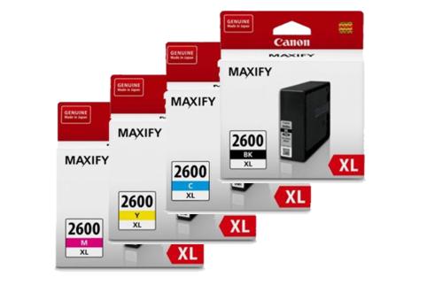 Canon PGI-2600XL Genuine High Capacity 4-Ink Value Pack.