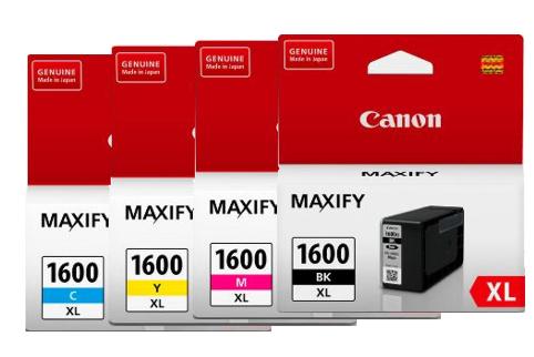CANON PGI-1600XL GENUINE HIGH CAPACITY 4-INK VALUE PACK.
