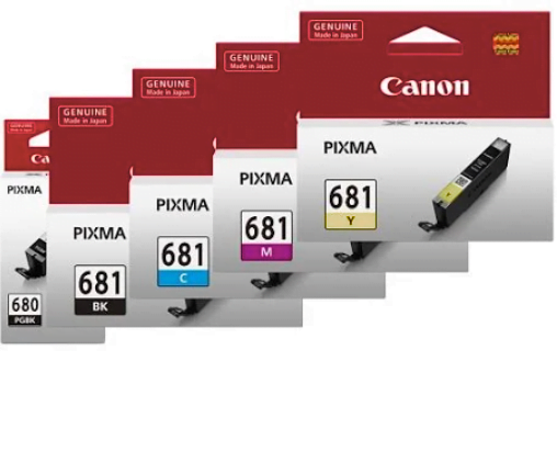 CANON PG-680/ CLI-681 GENUINE 5-INK VALUE PACK.