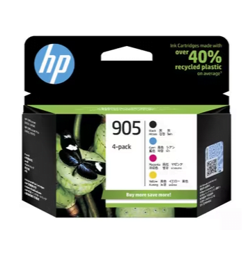 HP 905 GENUINE VALUE PACK ORIGINAL 4-INKS.