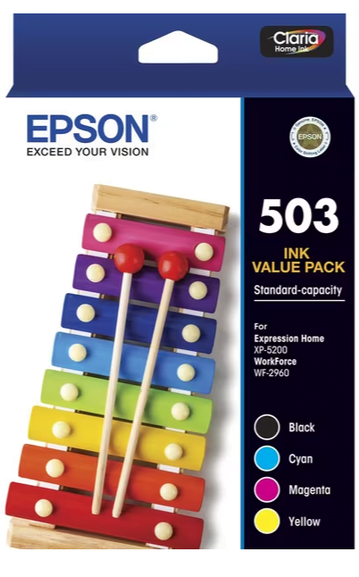 Epson 503 Genuine 4-Ink Value Pack.