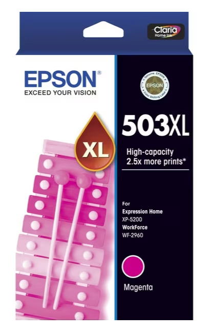 Epson 503XL Genuine Magenta Original High-Capacity Ink Cartridge