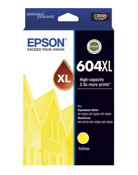 EPSON 604XL Genuine Yellow Original Ink Cartridge