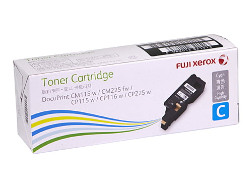 FUJI XEROX CT202265 CYAN GENUINE HIGH CAPACITY TONER CARTRIDGE.
