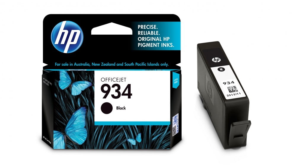 HP 934 BLACK GENUINE INK CARTRIDGE C2P19AA