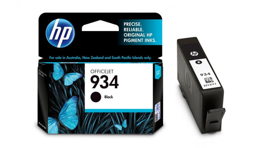 HP 934 BLACK GENUINE INK CARTRIDGE C2P19AA