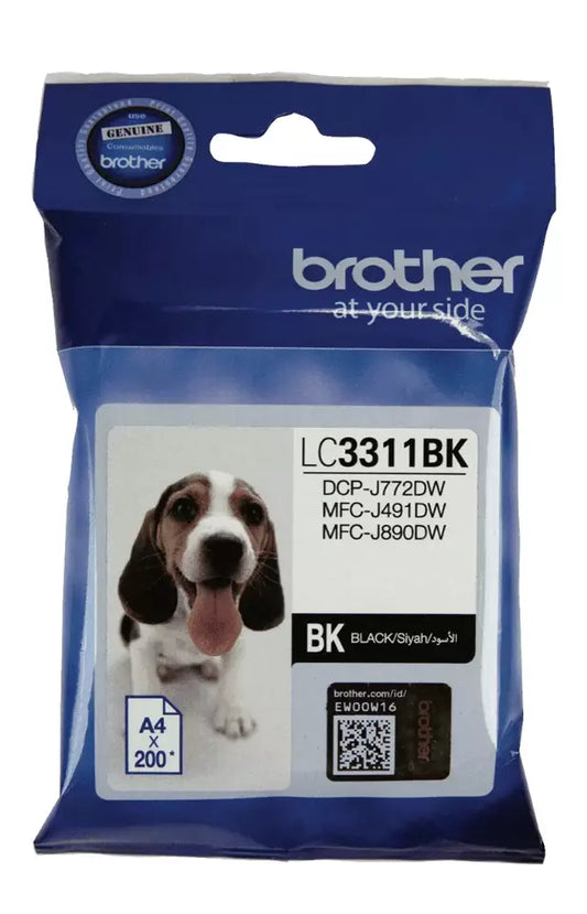 Brother LC-3311 Black Genuine Ink Cartidge.