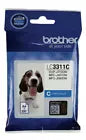 Brother LC-3311 Cyan Genuine Ink Cartridge.