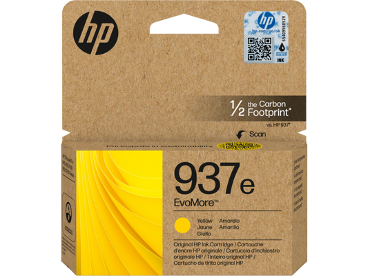 HP 937e YELLOW GENUINE HIGH CAPACITY INK CARTRIDGE.