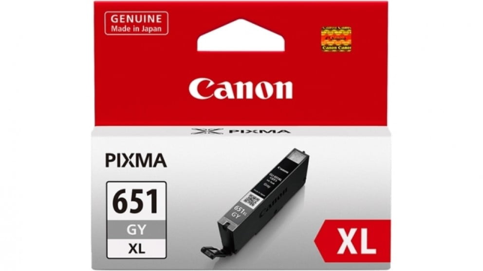 CANON CLI-651XL GRAY (GREY) GENUINE HIGH CAPACITY INK CARTRIDGE.