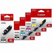 PGI-680XL BLACK & CLI-681XL COLOURS GENUINE HIGH CAPACITY 5-INK VALUE PACK.