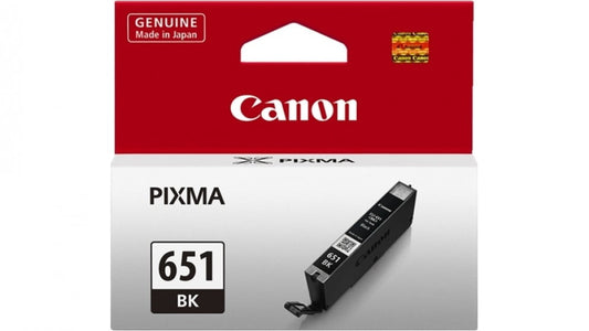 CANON CLI-651 BLACK GENUINE INK CARTRIDGE.