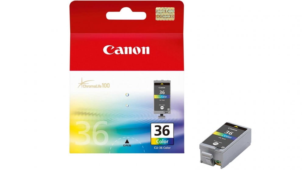 CANON CLI-36 COLOUR GENUINE INK CARTRIDGE.