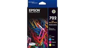 Epson 702 Genuine Value Pack – Original 4-Ink Cartridge Set