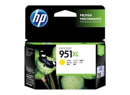 HP 951XL YELLOW GENUINE HIGH CAPACITY INK CARTRIDGE. CN048AA.