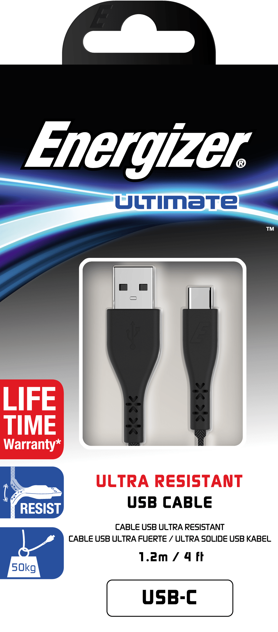 Energizer Ultimate Ultra Resistant USB -C Cable