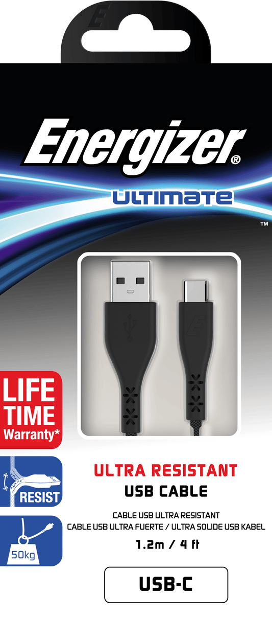 Energizer Ultimate Ultra Resistant USB -C Cable