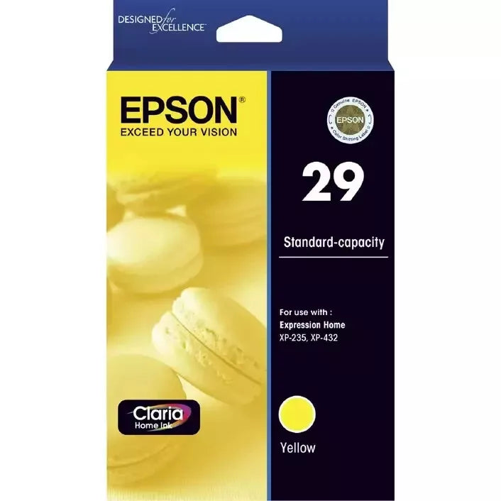 Epson 29 Yellow Genuine Ink Cartridge.