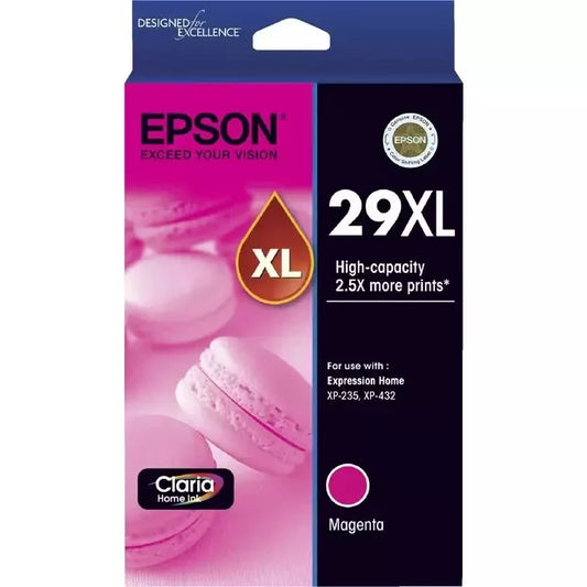 Epson 29XL Magenta High Capacity Ink Cartridge.