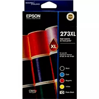 EPSON 273XL GENUINE HIGH CAPACITY 5-INK VALUE PACK. DAMAGE BOX SALE.