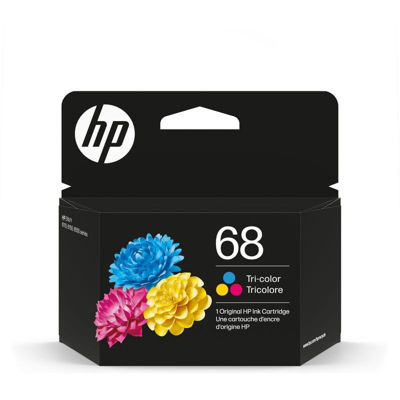 HP 68 TRI-COLOUR GENUINE INK CARTRIDGE.