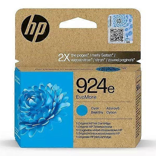 HP 924e CYAN GENUINE HIGH CAPACITY INK CARTRIDGE.