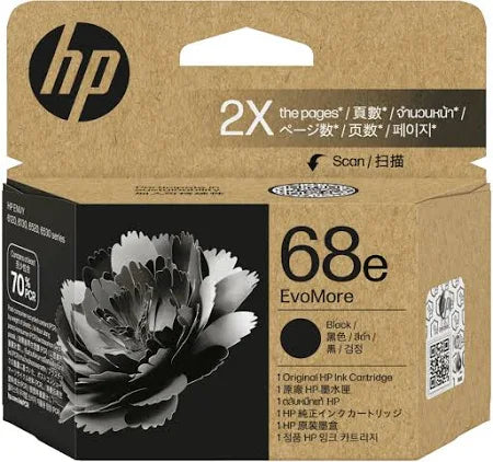 HP 68-e Genuine Black High Capacity EvoMore 7FP22TA.
