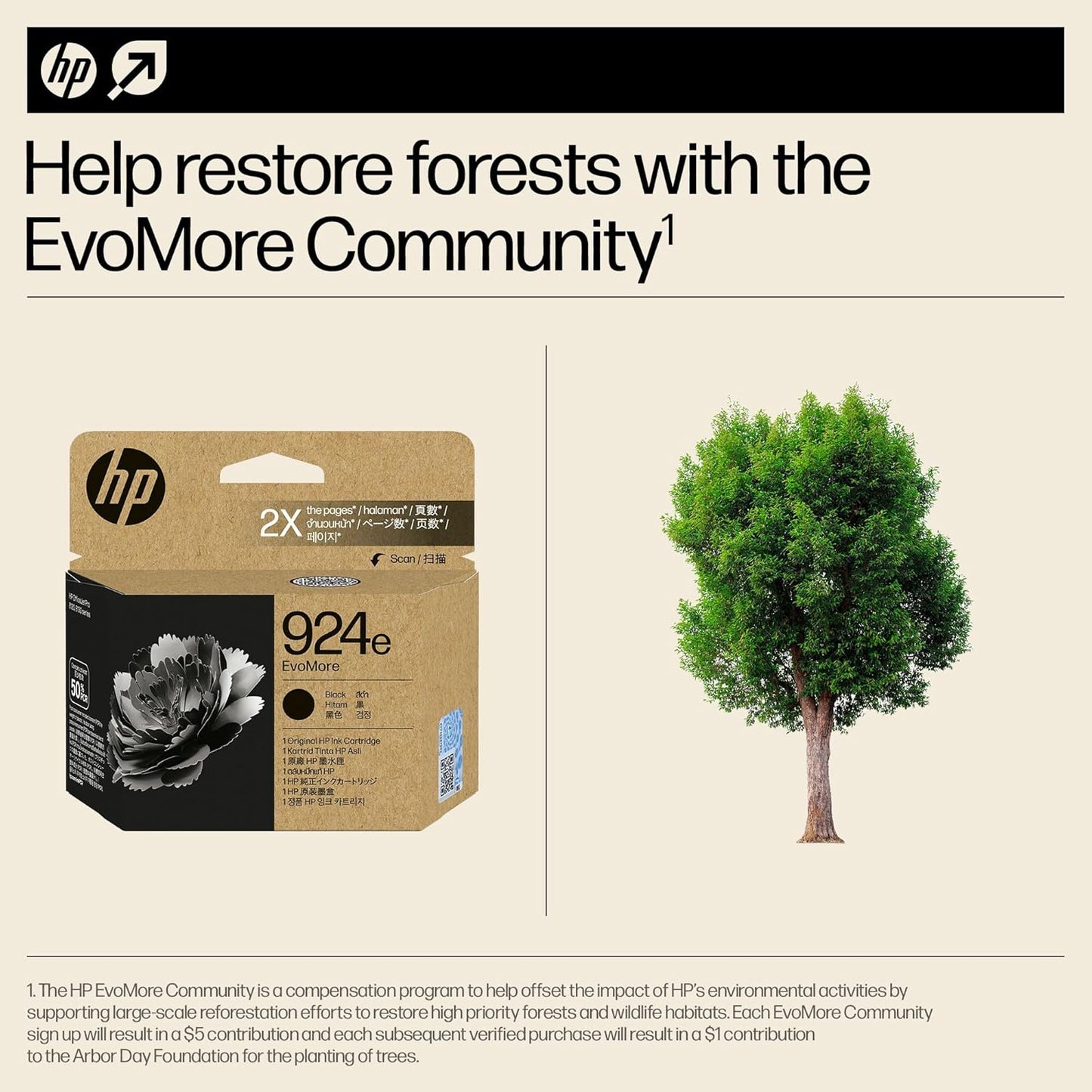 HP 924e BLACK XL GENUINE HIGH CAPACITY INK CARTRIDGE.