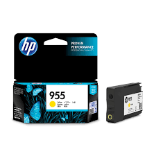 HP 955 YELLOW GENUINE INK CARTRIDGE. L0S57AA.