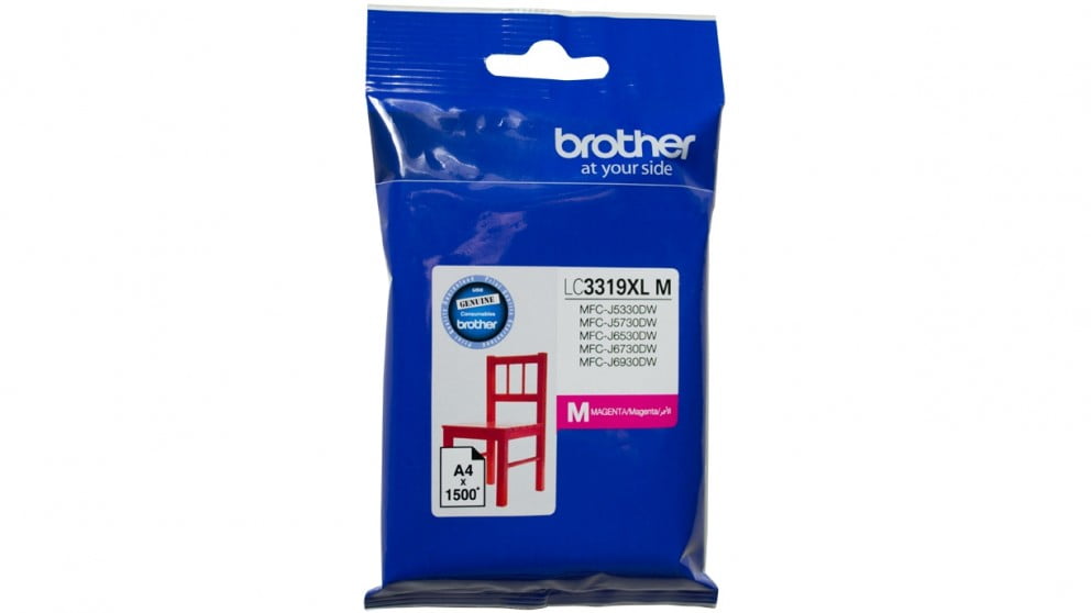 BROTHER LC3319XL MAGENTA HIGH CAPACITY INK CARTRIDGE.